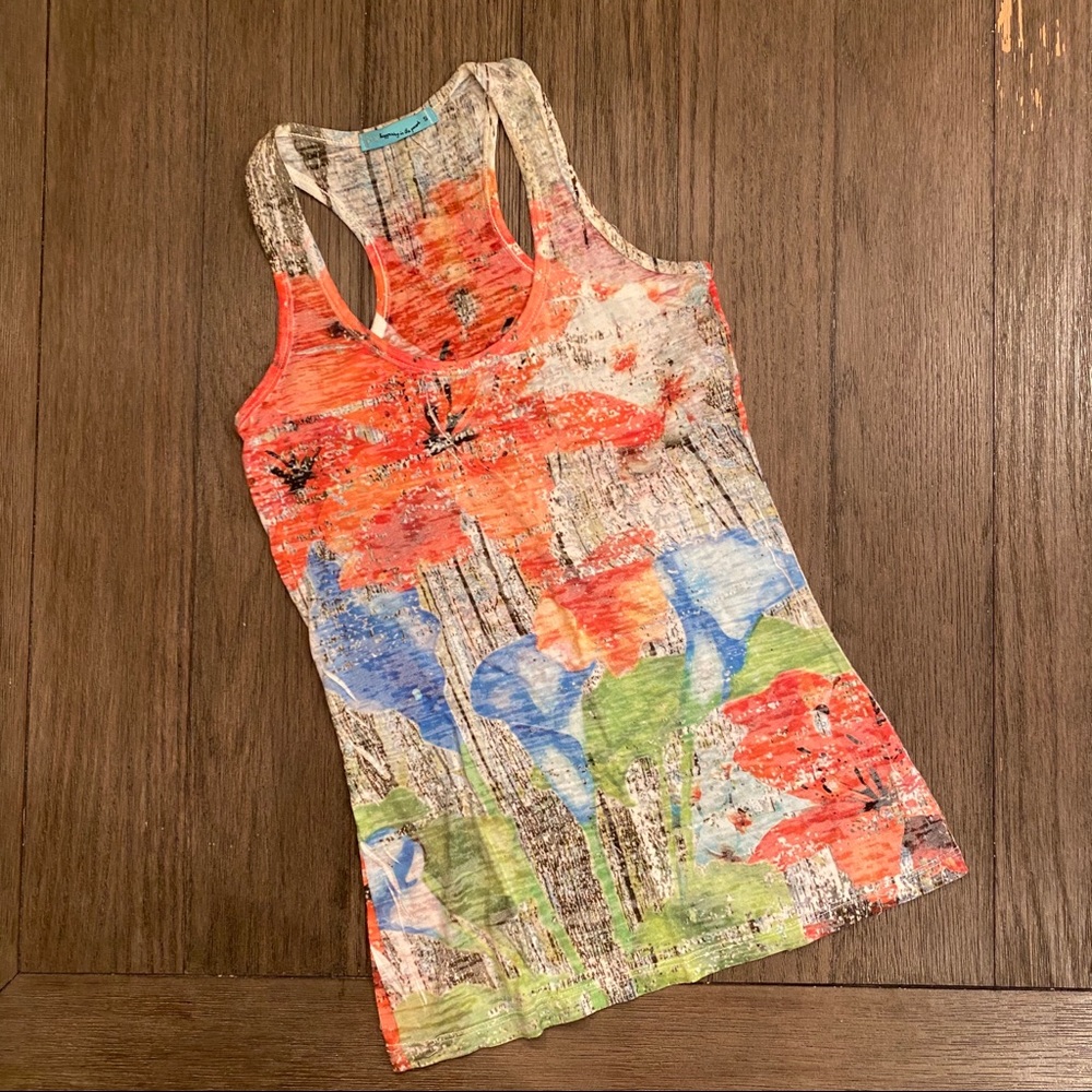 Floral Tank Top Small